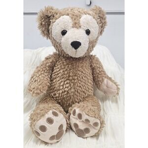 Disney Parks Tan Duffy Bear Plush Stuffed Toy 16"